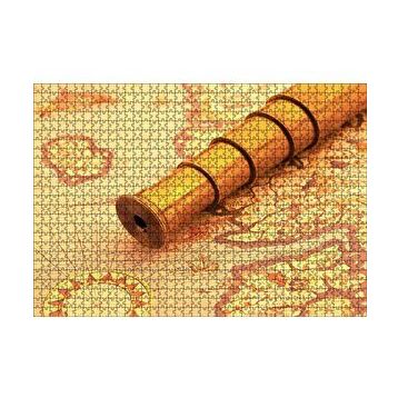 Cakapuzzle Christopher Columbus Harita Ve Dürbün 120 Parça Ahşap Puzzle