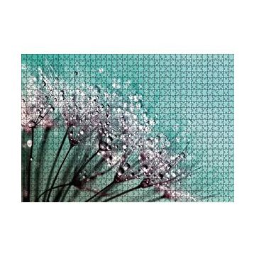 Cakapuzzle Çiçekler Üzerinde Çiy Damlaları 120 Parça Ahşap Puzzle