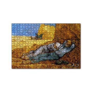 Cakapuzzle Çiftçi Karı Koca ve Saman Balyaları 120 Parça Ahşap Puzzle