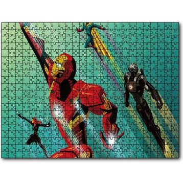 Cakapuzzle Civil War Iron Man Rising Mdf 120 Parça Puzzle