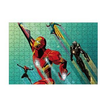 Cakapuzzle Civil War Iron Man Rising Mdf 120 Parça Puzzle