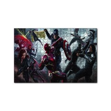 Cakapuzzle Civil War Konsept Savaş 120 Parça Ahşap Puzzle