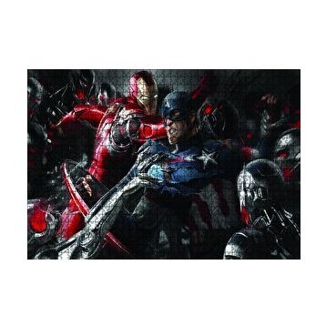 Cakapuzzle Civil War Konsept Savaş 120 Parça Ahşap Puzzle
