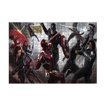 Cakapuzzle Civil War Konsept Savaş 120 Parça Ahşap Puzzle