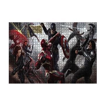 Cakapuzzle Civil War Konsept Savaş 120 Parça Ahşap Puzzle