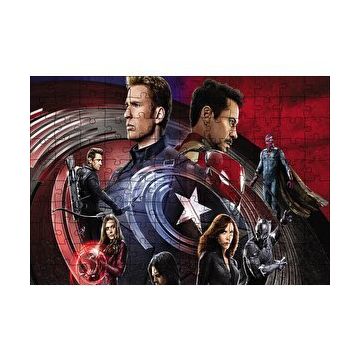 Cakapuzzle Civil War Tüm Kahramanlar 120 Parça Ahşap Puzzle