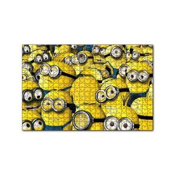 Cakapuzzle Çizgi Film Minions Topluluğu 120 Parça Ahşap Puzzle
