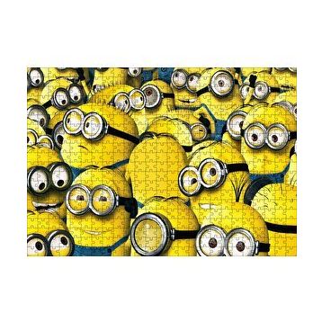 Cakapuzzle Çizgi Film Minions Topluluğu 120 Parça Ahşap Puzzle