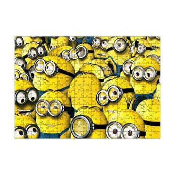 Cakapuzzle Çizgi Film Minions Topluluğu 120 Parça Ahşap Puzzle