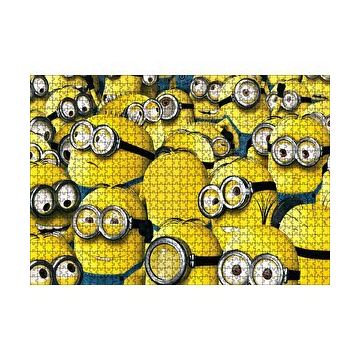 Cakapuzzle Çizgi Film Minions Topluluğu 120 Parça Ahşap Puzzle