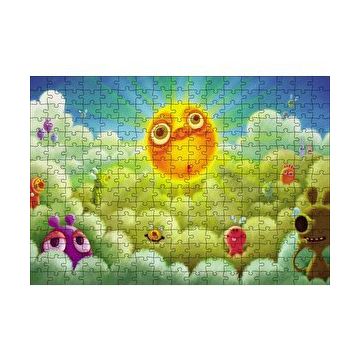 Cakapuzzle Çizgi Film Sahnesi 120 Parça Ahşap Puzzle
