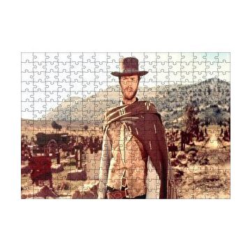 Cakapuzzle Clint Eastwood İyi Kötü Çirkin 120 Parça Ahşap Puzzle