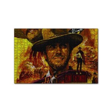 Cakapuzzle Clint Eastwood Kompozisyon 120 Parça Ahşap Puzzle