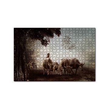 Cakapuzzle Çoban ve Küçük Sürüsü 120 Parça Ahşap Puzzle