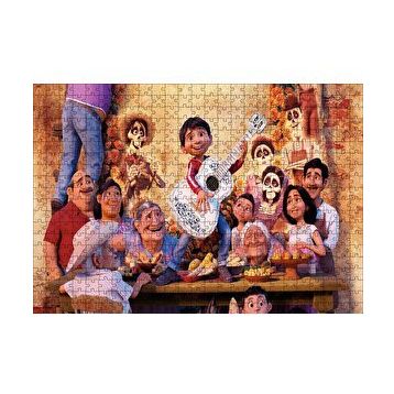 Cakapuzzle Coco Pixar Masada Gitar Çalıyor 120 Parça Ahşap Puzzle