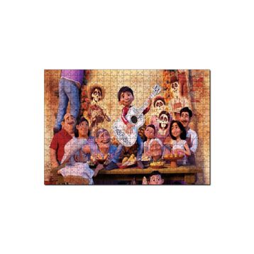 Cakapuzzle Coco Pixar Masada Gitar Çalıyor Mdf 1000 Parça Puzzle