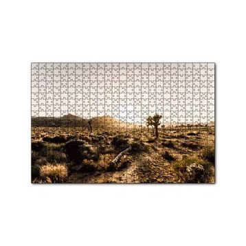 Cakapuzzle Çölde Gündoğumu Otlar ve Kaktüsler 120 Parça Ahşap Puzzle