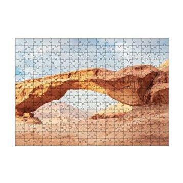 Cakapuzzle Çölde Kayaların Oluşturduğu Doğal Geçit 120 Parça Ahşap Puzzle