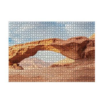 Cakapuzzle Çölde Kayaların Oluşturduğu Doğal Geçit 120 Parça Ahşap Puzzle