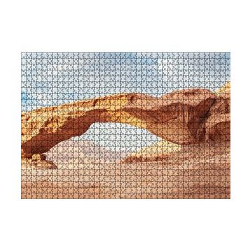 Cakapuzzle Çölde Kayaların Oluşturduğu Doğal Geçit 120 Parça Ahşap Puzzle