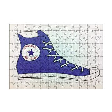 Cakapuzzle Converse Çizim 120 Parça Ahşap Puzzle