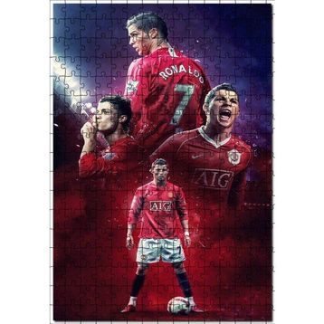 Cakapuzzle Cristiano Ronaldo 7 Kompozisyon Mdf 255 Parça Puzzle