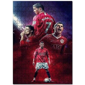 Cakapuzzle Cristiano Ronaldo 7 Kompozisyon Mdf 255 Parça Puzzle
