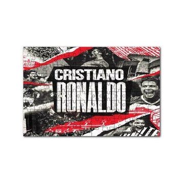 Cakapuzzle Cristiano Ronaldo Büyük Yazı ve Kompozisyon 120 Parça Ahşap Puzzle