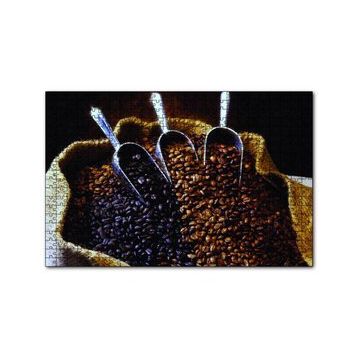 Cakapuzzle Çuvalda Kahve Çeşitler 120 Parça Ahşap Puzzle