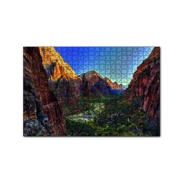 Cakapuzzle Dağlar Arasındaki Vadi Dere 120 Parça Ahşap Puzzle