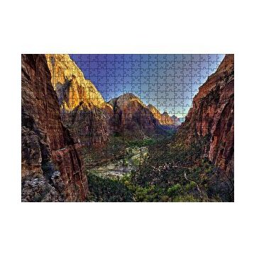 Cakapuzzle Dağlar Arasındaki Vadi Dere 120 Parça Ahşap Puzzle