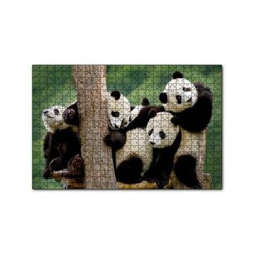 Cakapuzzle Dalda Oynayan Yavru Pandalar 120 Parça Ahşap Puzzle