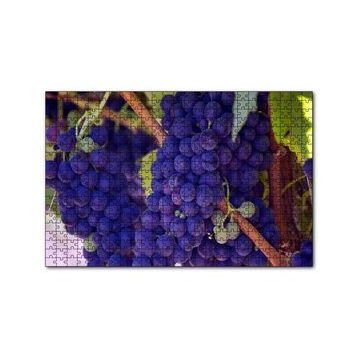 Cakapuzzle Dalında Şaraplık Kara Üzümler 120 Parça Ahşap Puzzle