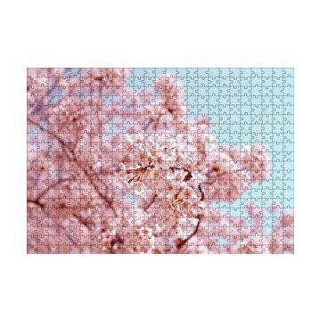 Cakapuzzle Dallarda Kiraz Çiçekleri 120 Parça Ahşap Puzzle