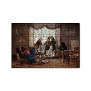 Cakapuzzle Danimarkalı Sanatçılar Romada 120 Parça Ahşap Puzzle