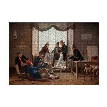 Cakapuzzle Danimarkalı Sanatçılar Romada 120 Parça Ahşap Puzzle