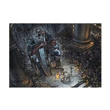 Cakapuzzle Dark Souls Oyun Karakterleri 120 Parça Ahşap Puzzle
