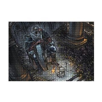 Cakapuzzle Dark Souls Oyun Karakterleri 120 Parça Ahşap Puzzle
