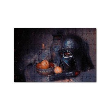 Cakapuzzle Darth Vader Kaskı Işın Kılıcı ve Meyveler Puzzle