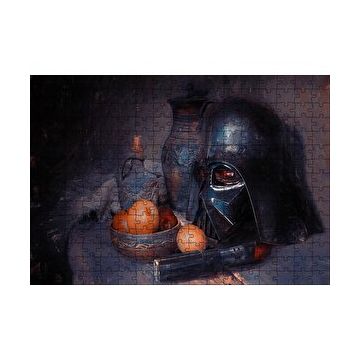 Cakapuzzle Darth Vader Kaskı Işın Kılıcı ve Meyveler Puzzle