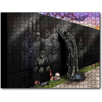 Cakapuzzle Darth Vader ve Stormtroopers Duvar Boyama Puzzle