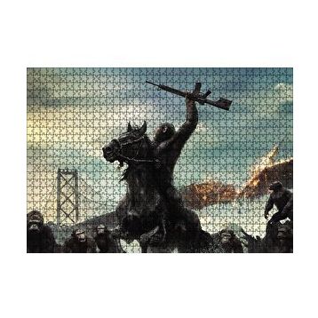 Cakapuzzle Dawn of the Planet of the Apes 120 Parça Ahşap Puzzle