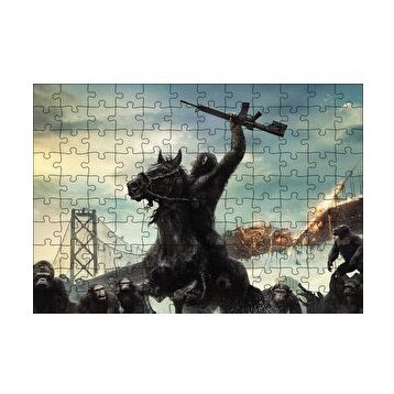 Cakapuzzle Dawn of the Planet of the Apes 120 Parça Ahşap Puzzle