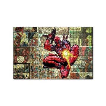 Cakapuzzle Deadpool Çizgi Roman Görseli 120 Parça Ahşap Puzzle