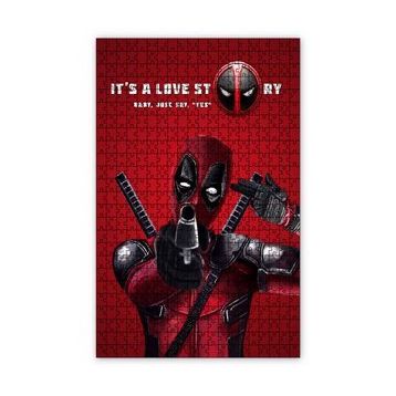 Cakapuzzle Deadpool Its A Love Story 120 Parça Puzzle