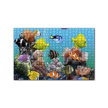 Cakapuzzle Deniz Akvaryumu ve Rengarenk Balıklar 120 Parça Ahşap Puzzle