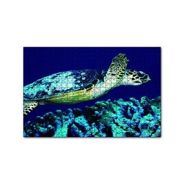 Cakapuzzle Deniz Dibinde Kaplumbağası 120 Parça Ahşap Puzzle