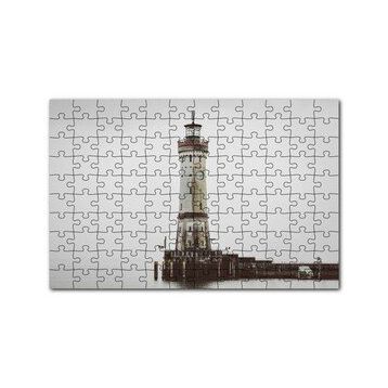Cakapuzzle Deniz Feneri ve Sisli Deniz 120 Parça Ahşap Puzzle