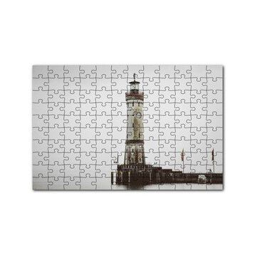 Cakapuzzle Deniz Feneri ve Sisli Deniz 120 Parça Ahşap Puzzle
