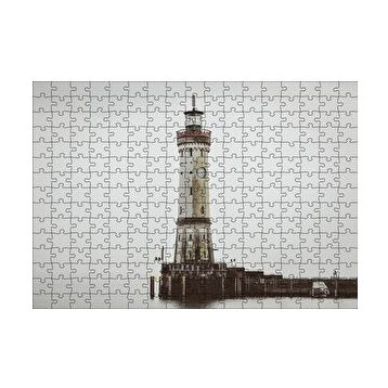 Cakapuzzle Deniz Feneri ve Sisli Deniz 120 Parça Ahşap Puzzle